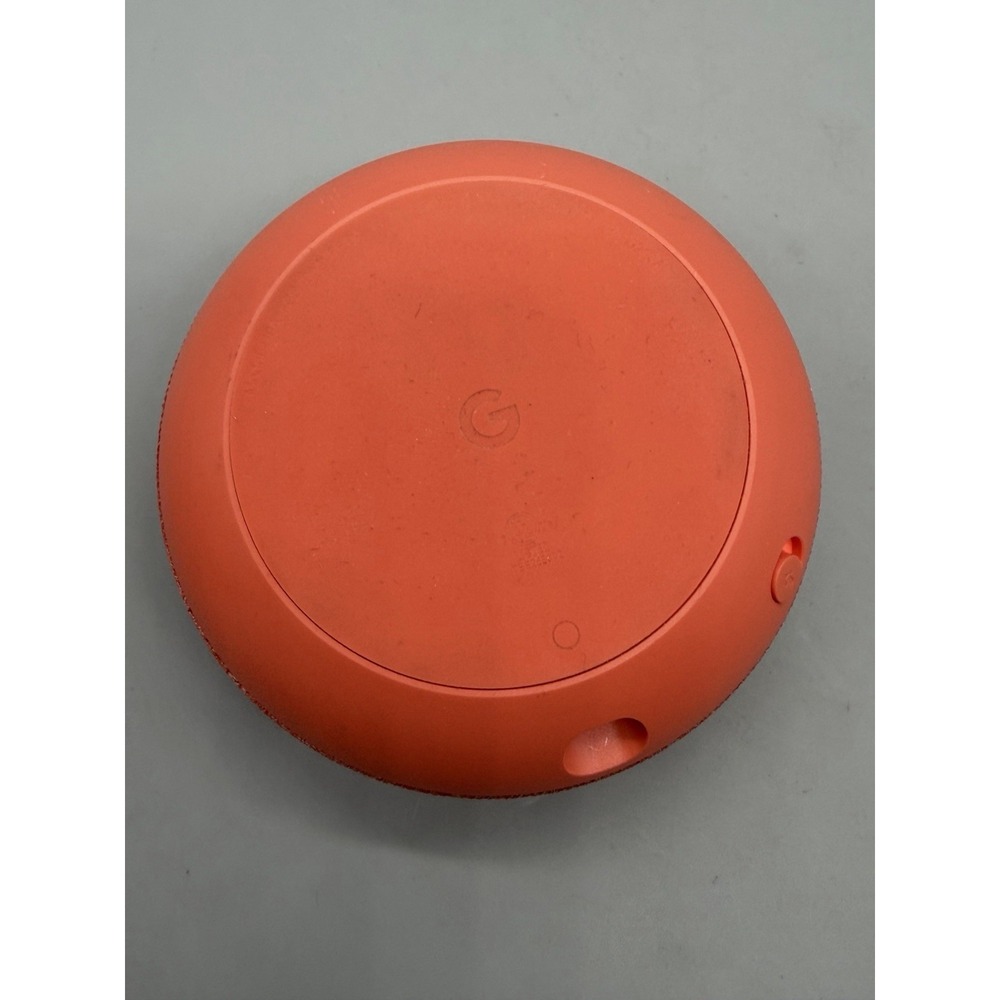 Google Home Mini Smart Speaker & Power Cord - Coral (1st Gen) - Picture 3 of 5